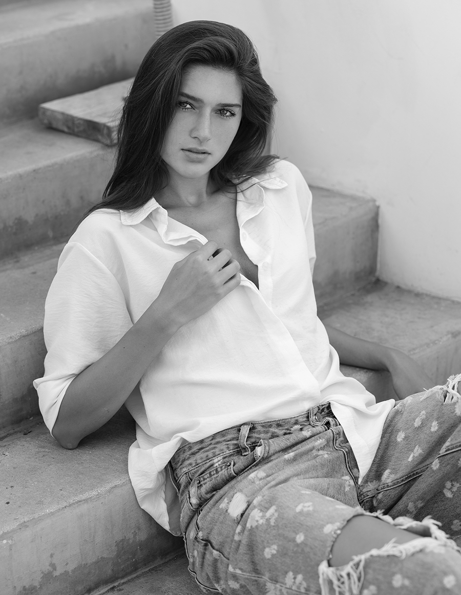 Miami model portfolio test shoot — photograph by Violetta Markelou