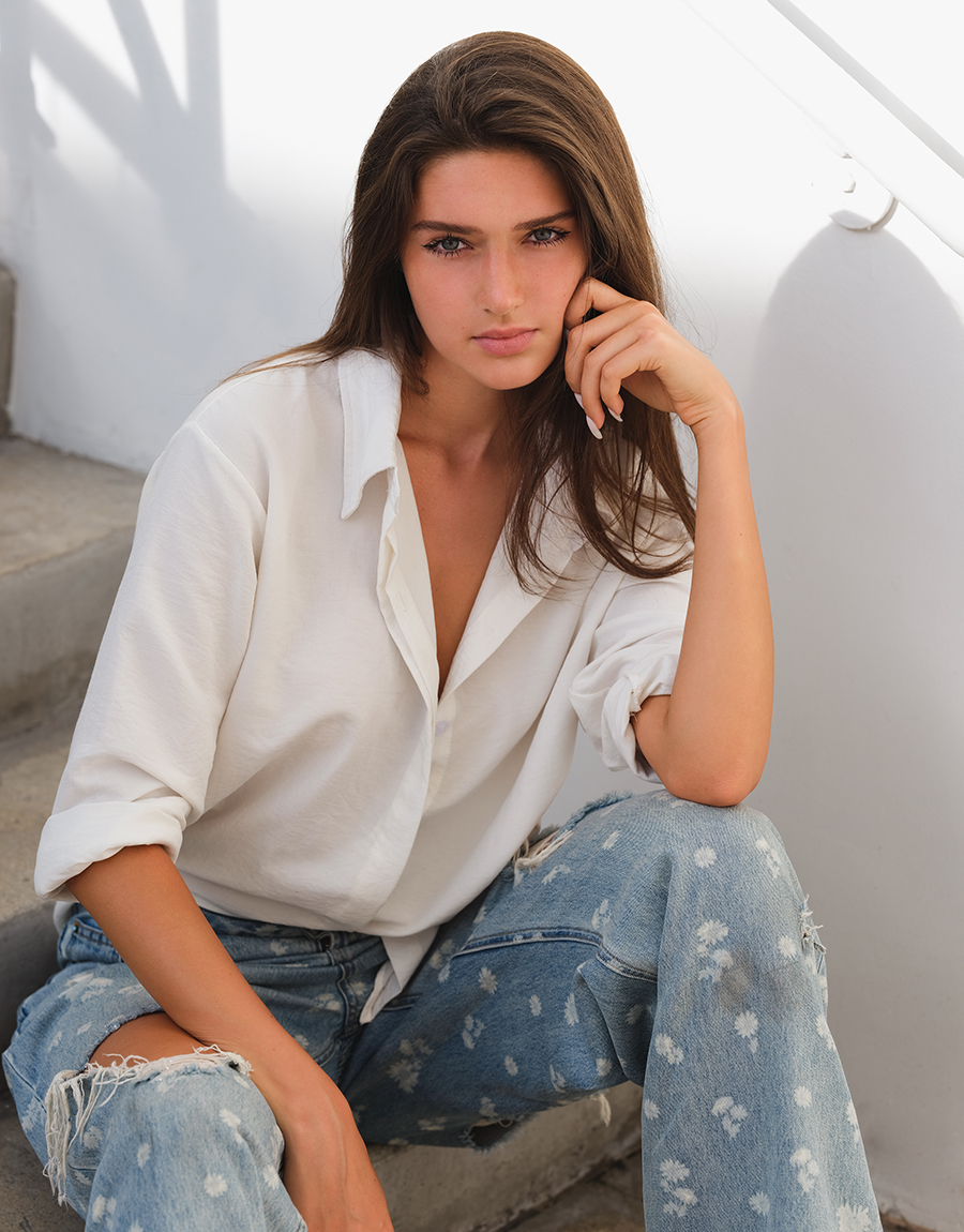Miami model portfolio test shoot — photograph by Violetta Markelou