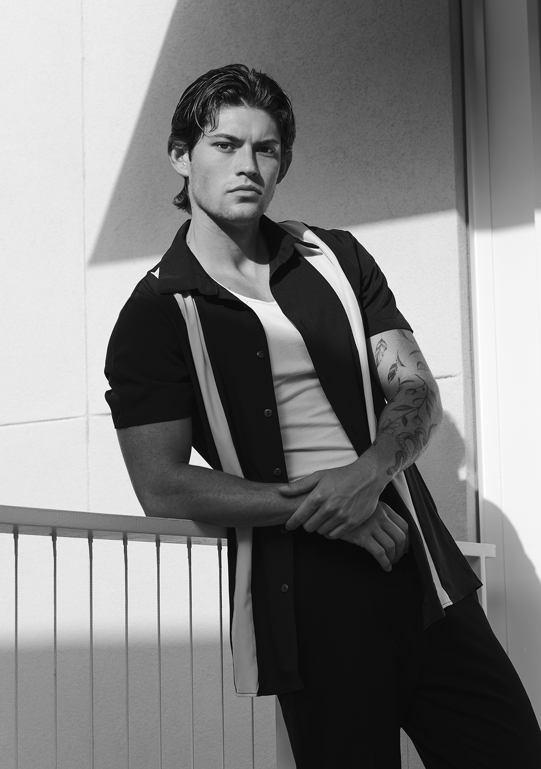 Miami model portfolio test shoot — photograph by Violetta Markelou