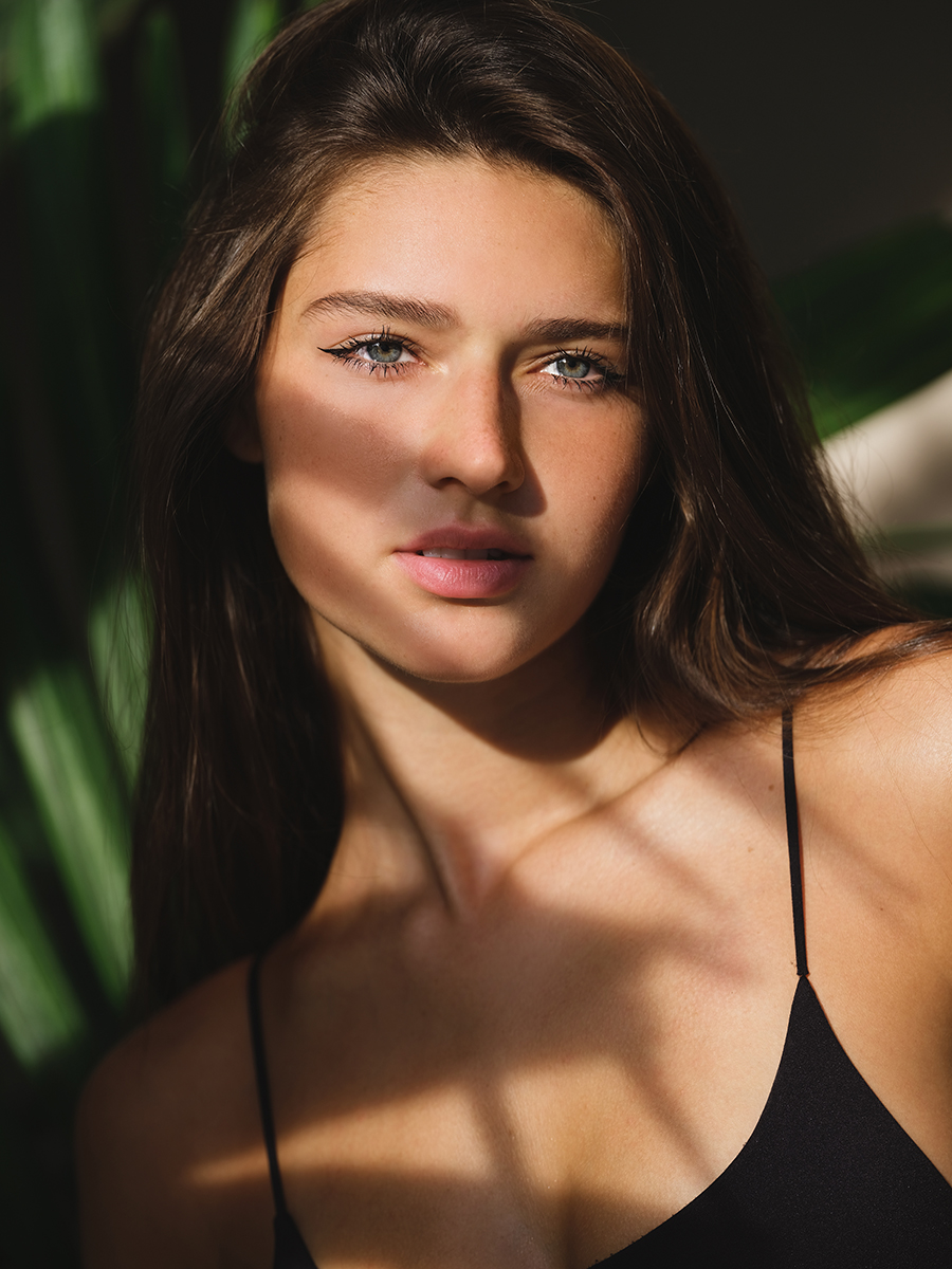 Miami model portfolio test shoot — photograph by Violetta Markelou