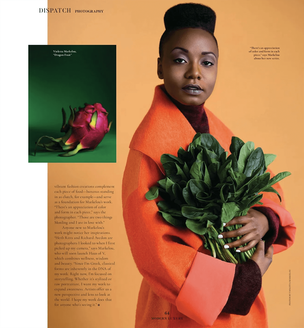Editorial — photograph by Violetta Markelou