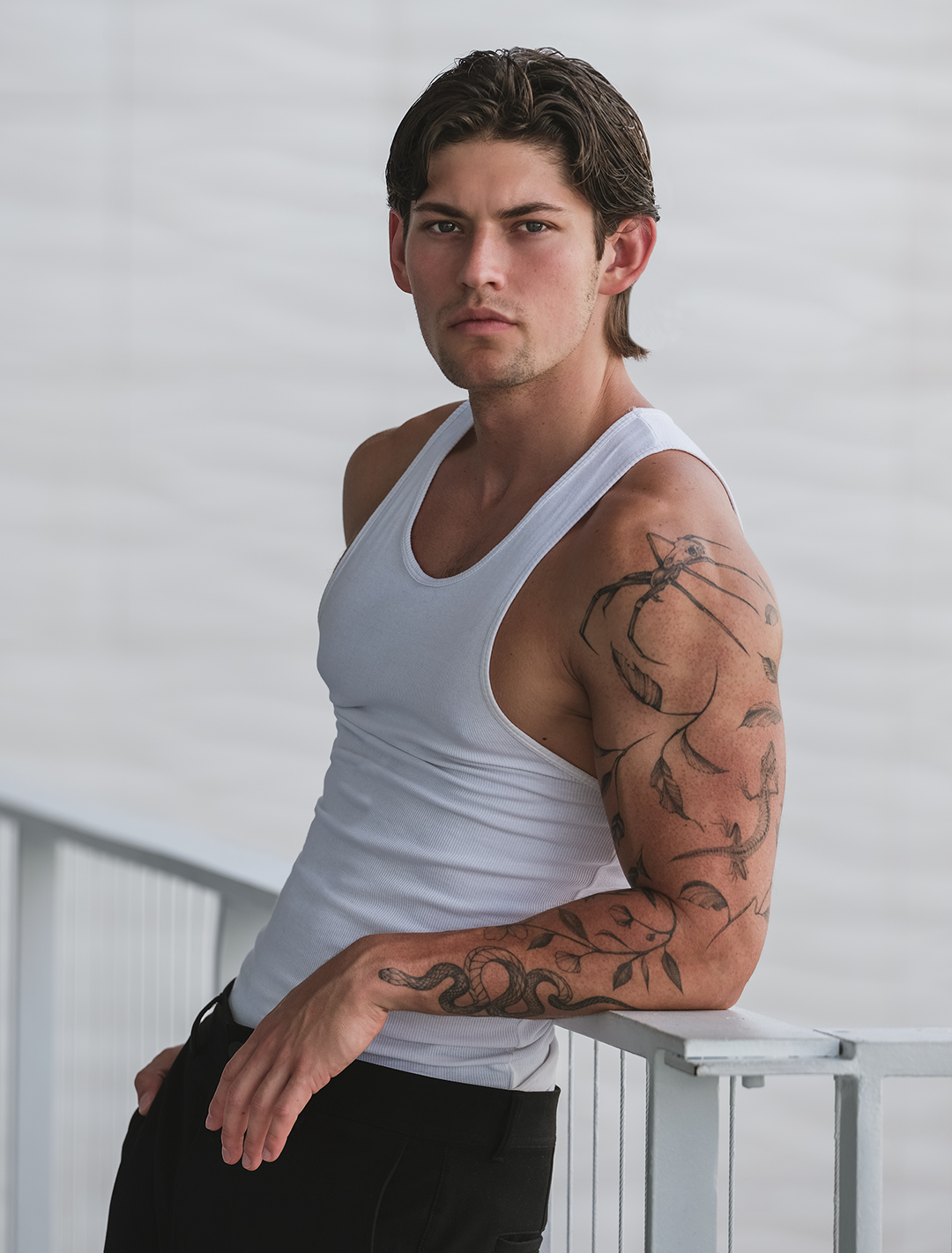 Miami model portfolio test shoot — photograph by Violetta Markelou
