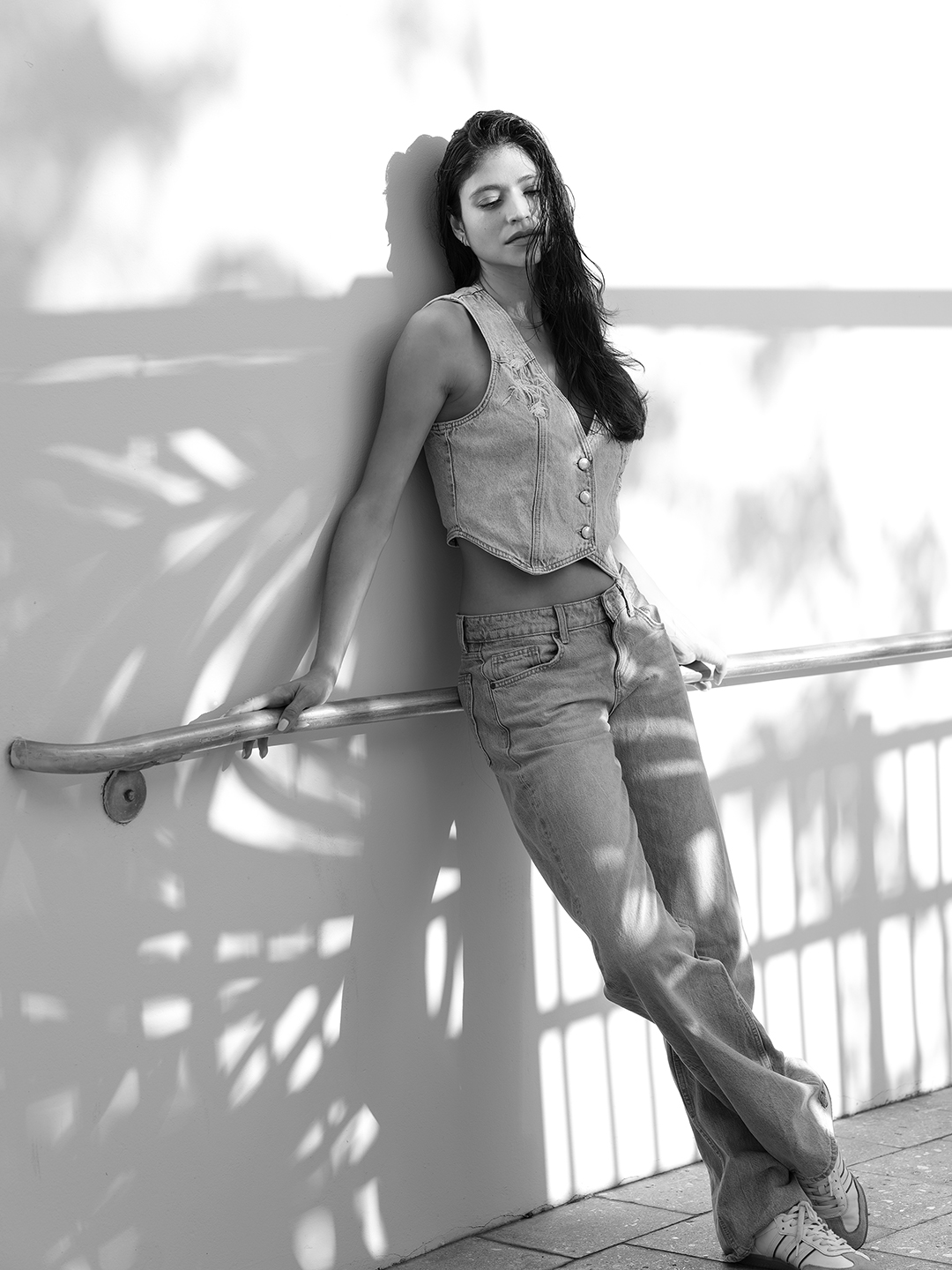 Miami model portfolio test shoot — photograph by Violetta Markelou